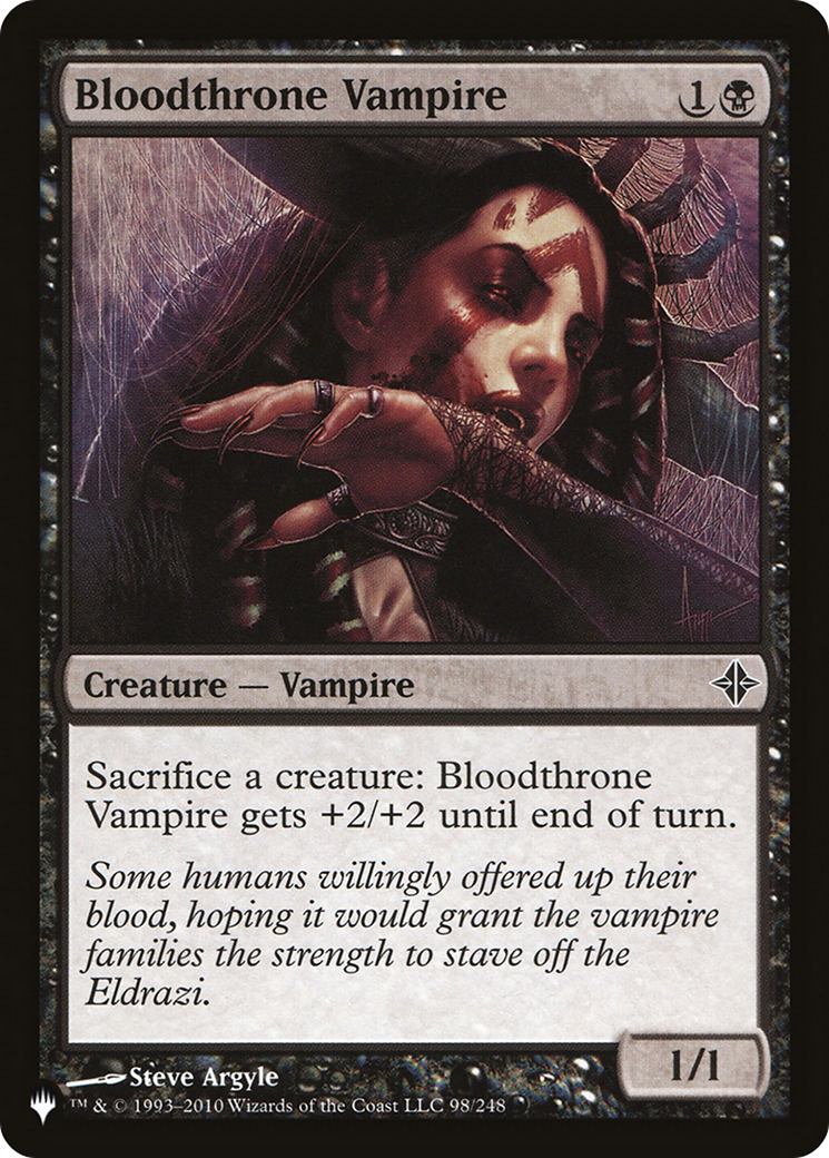 Bloodthrone Vampire [The List] | Fandemonia Ltd