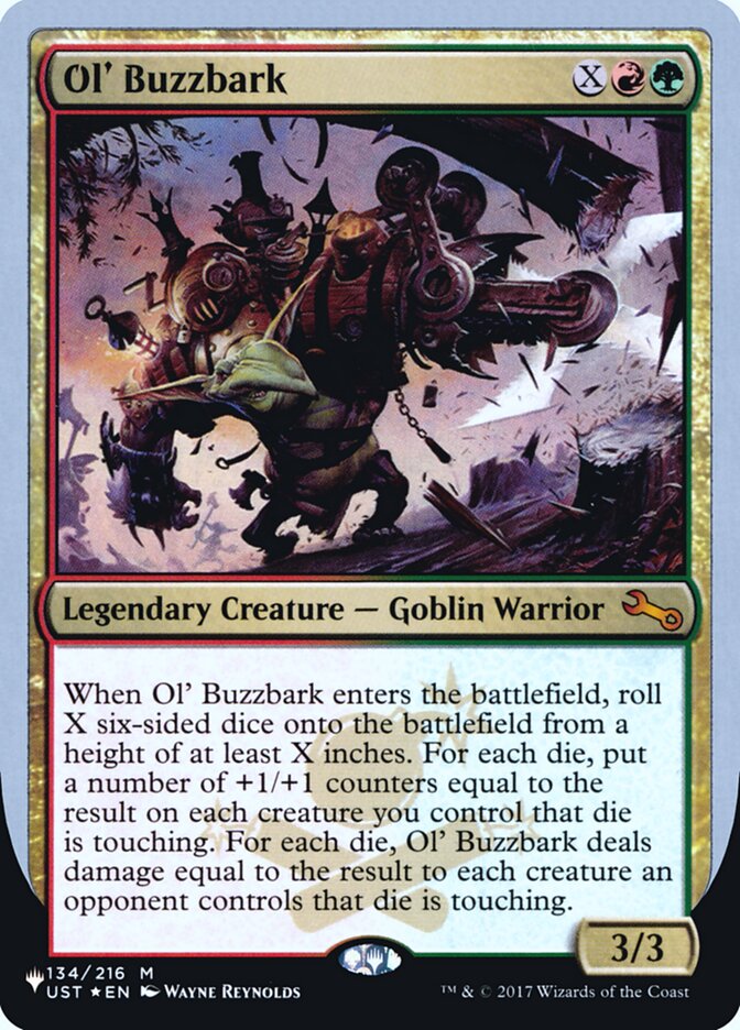 Ol' Buzzbark (Unfinity Foil Edition) [The List] | Fandemonia Ltd