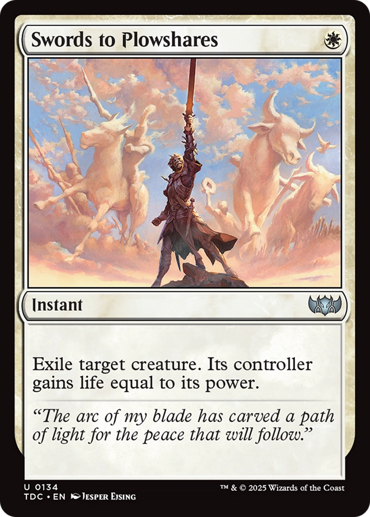 Swords to Plowshares [Tarkir: Dragonstorm Commander] | Fandemonia Ltd