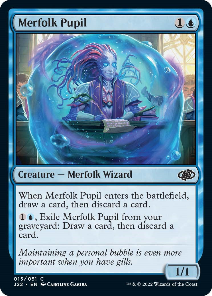 Merfolk Pupil [Jumpstart 2022] | Fandemonia Ltd