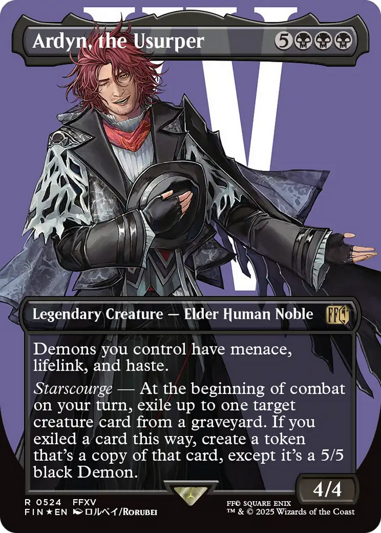 Ardyn, the Usurper (Borderless) (Surge Foil) [FINAL FANTASY] | Fandemonia Ltd