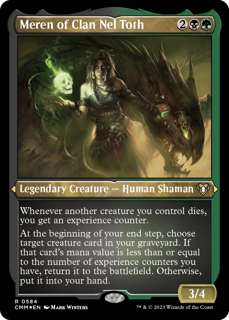 Meren of Clan Nel Toth (Foil Etched) [Commander Masters] | Fandemonia Ltd