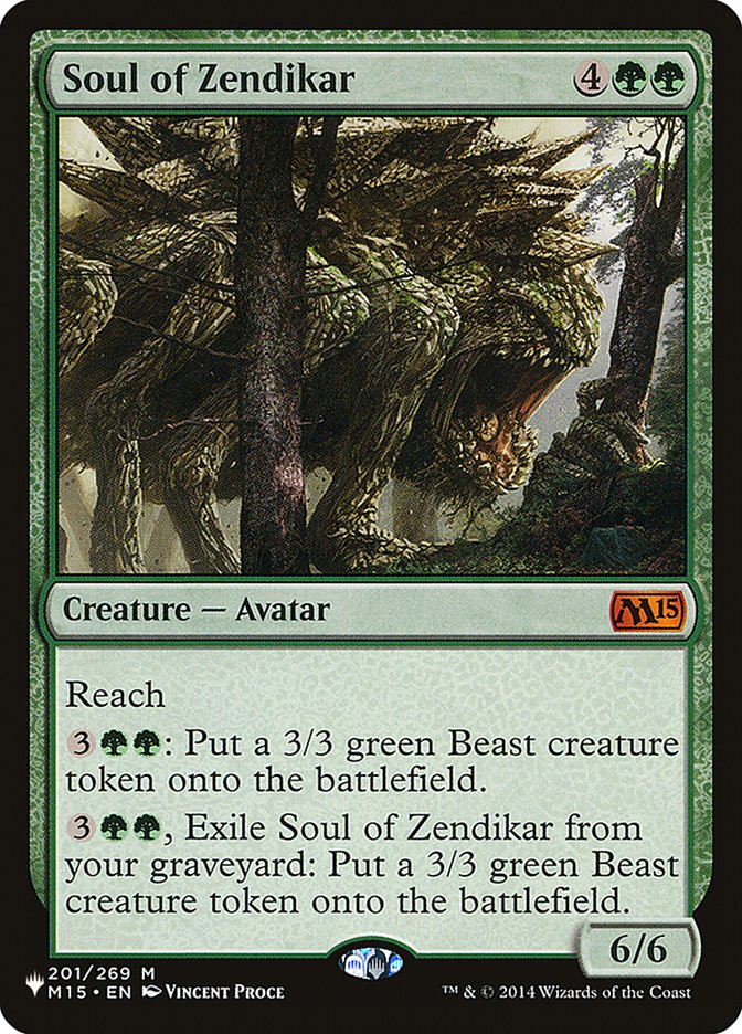 Soul of Zendikar [The List] | Fandemonia Ltd