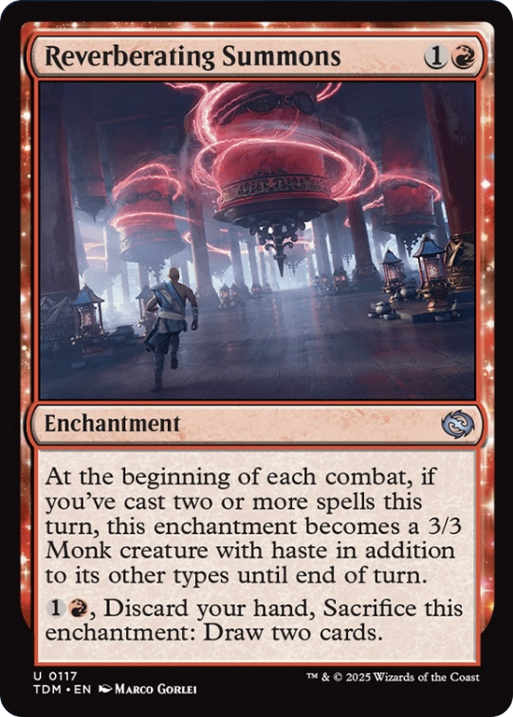 Reverberating Summons [Tarkir: Dragonstorm] | Fandemonia Ltd