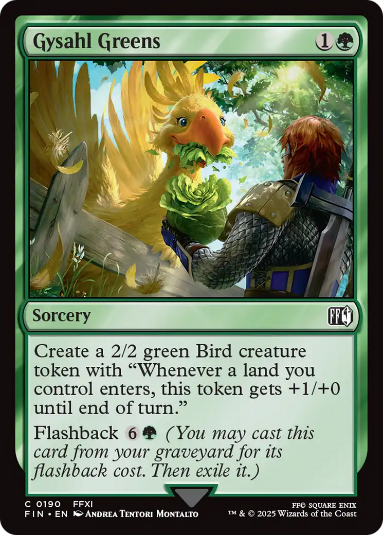 Gysahl Greens [FINAL FANTASY] | Fandemonia Ltd