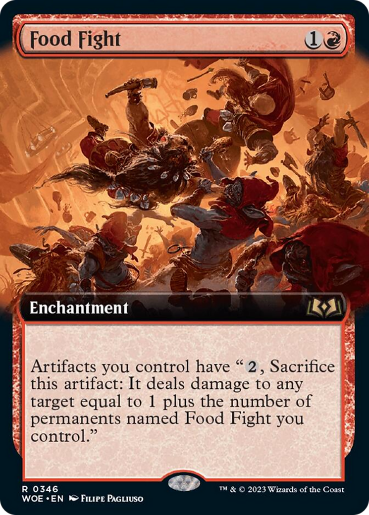 Food Fight (Extended Art) [Wilds of Eldraine] | Fandemonia Ltd