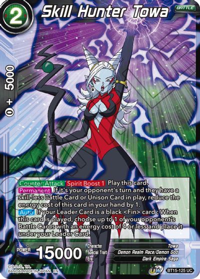 Skill Hunter Towa (BT15-125) [Saiyan Showdown] | Fandemonia Ltd