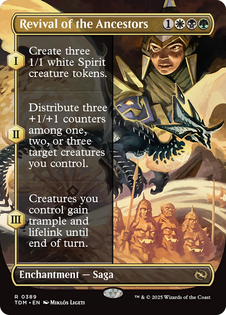 Revival of the Ancestors (Borderless) [Tarkir: Dragonstorm] | Fandemonia Ltd
