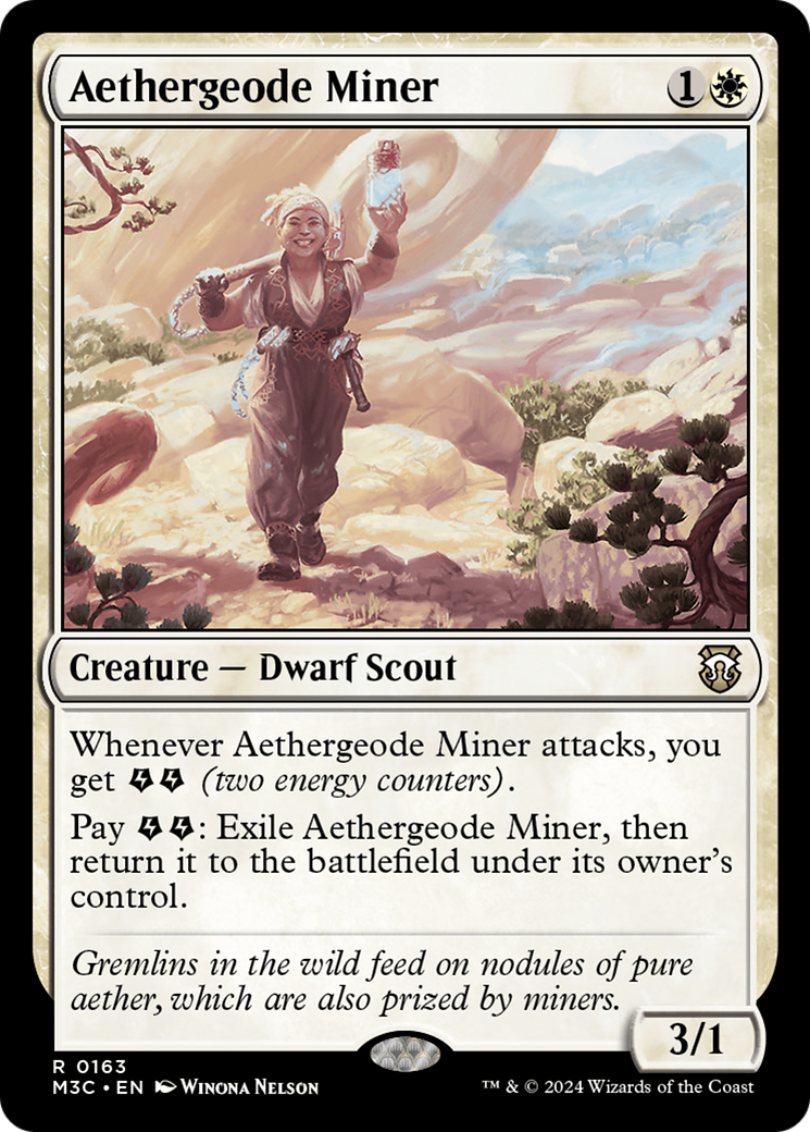 Aethergeode Miner [Modern Horizons 3 Commander] | Fandemonia Ltd
