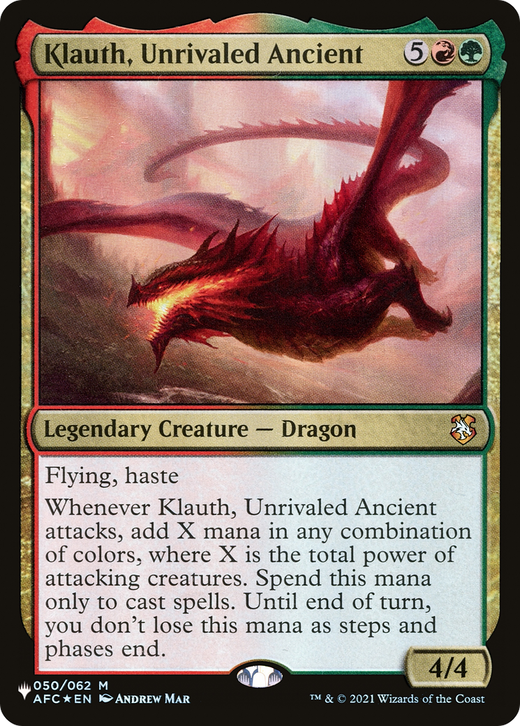 Klauth, Unrivaled Ancient [The List] | Fandemonia Ltd
