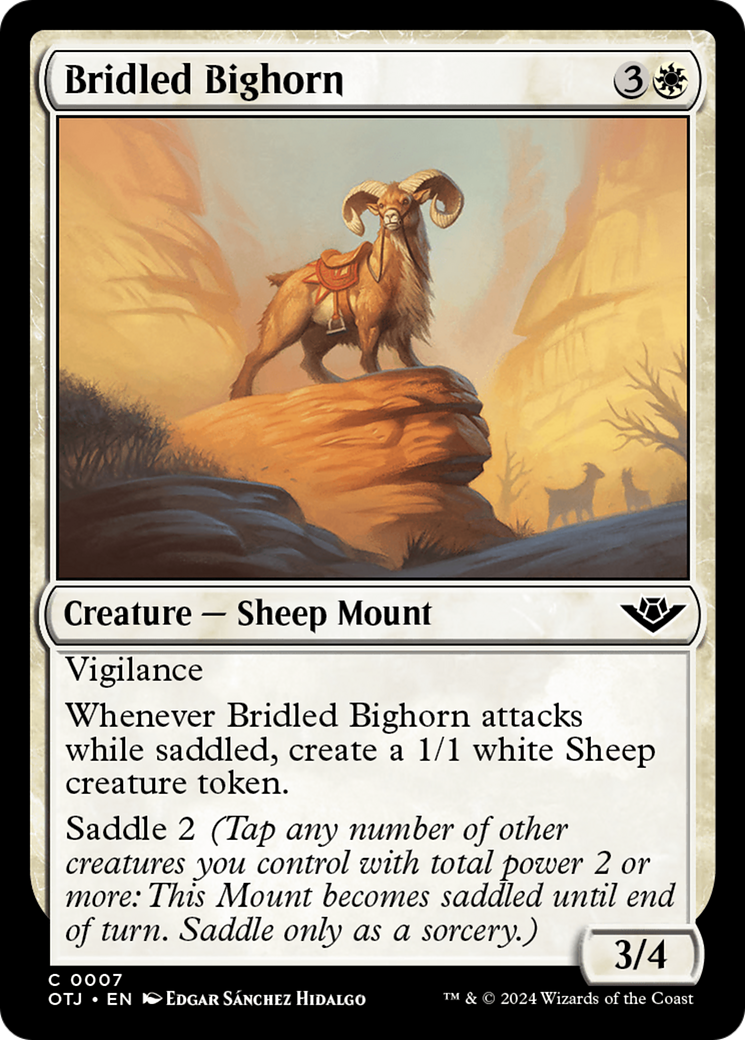 Bridled Bighorn [Outlaws of Thunder Junction] | Fandemonia Ltd
