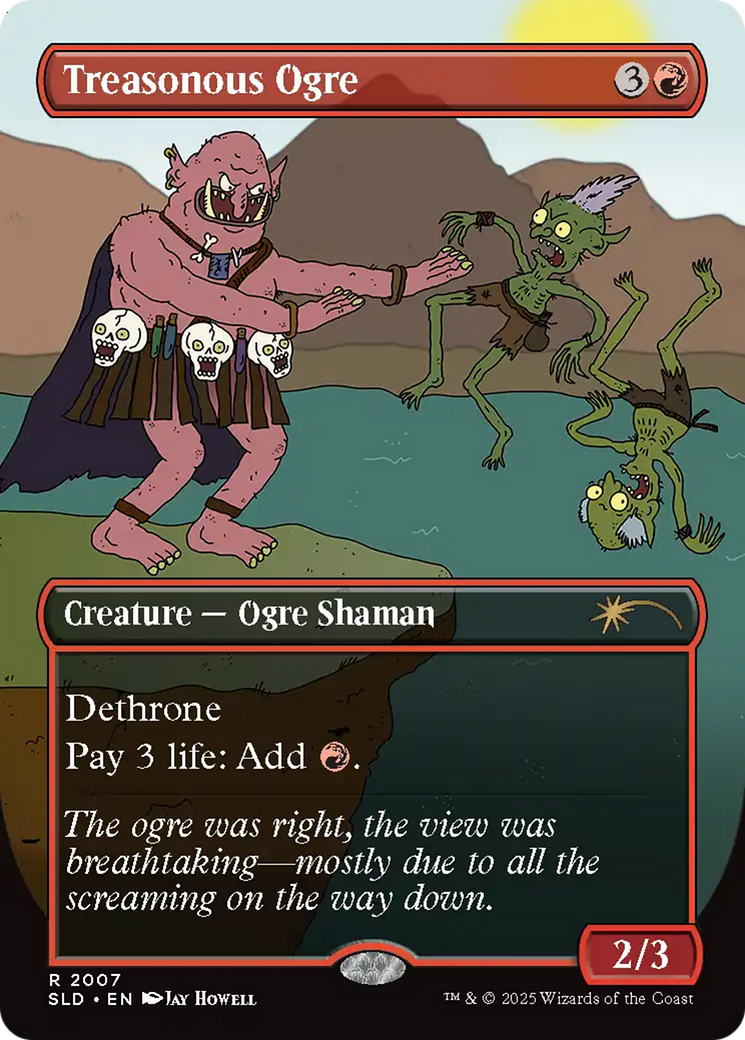 Treasonous Ogre (Rainbow Foil) [Secret Lair Drop Series] | Fandemonia Ltd
