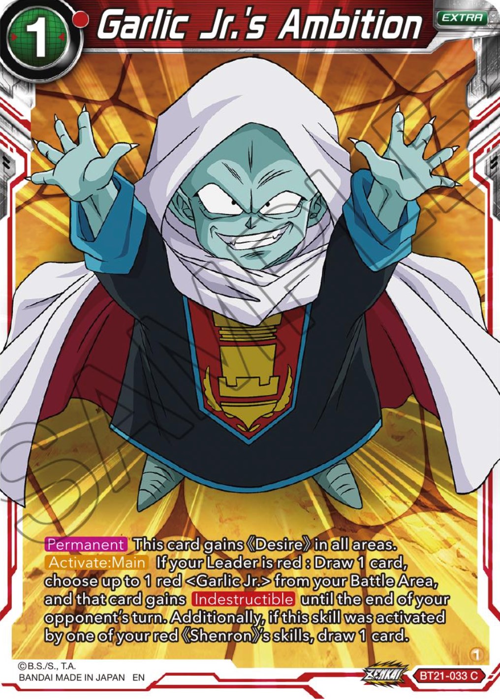 Garlic Jr.'s Ambition (BT21-033) [Wild Resurgence] | Fandemonia Ltd