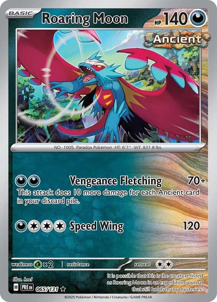 Roaring Moon (065/131) [Scarlet & Violet: Prismatic Evolutions] | Fandemonia Ltd