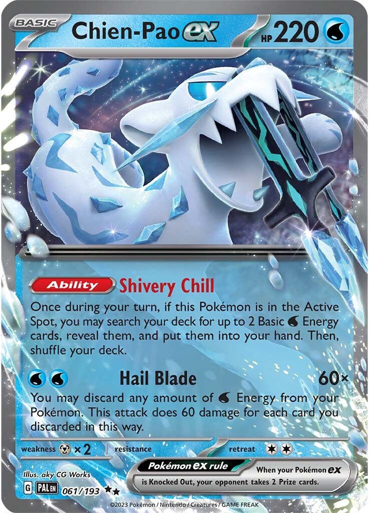 Chien-Pao ex (061/193) [Scarlet & Violet: Paldea Evolved] | Fandemonia Ltd