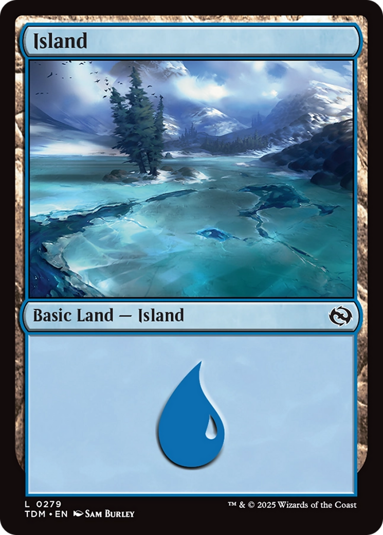 Island (0279) [Tarkir: Dragonstorm] | Fandemonia Ltd