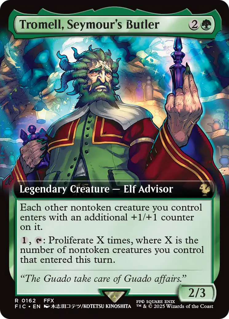 Tromell, Seymour's Butler (Extended Art) [FINAL FANTASY Commander] | Fandemonia Ltd