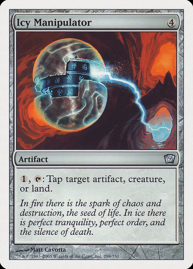 Icy Manipulator (9th Edition) [Oversize Cards] | Fandemonia Ltd