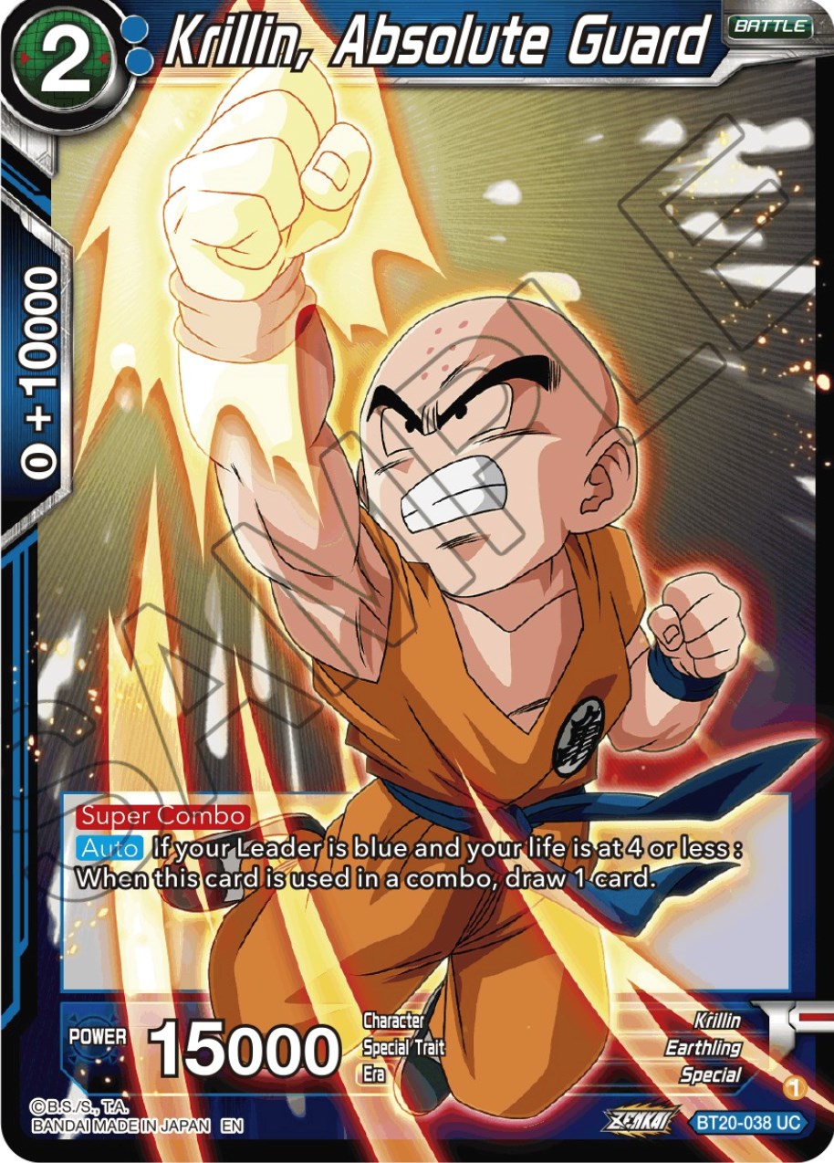 Krillin, Absolute Guard (BT20-038) [Power Absorbed] | Fandemonia Ltd