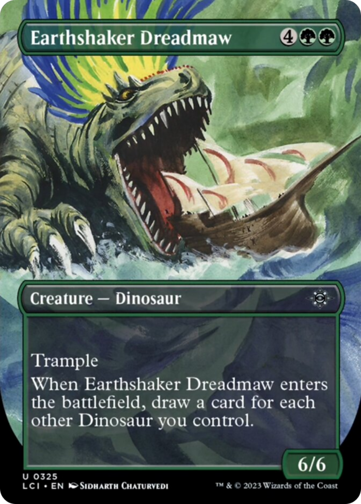 Earthshaker Dreadmaw (Borderless) [The Lost Caverns of Ixalan] | Fandemonia Ltd