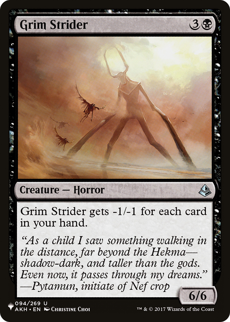 Grim Strider [The List] | Fandemonia Ltd