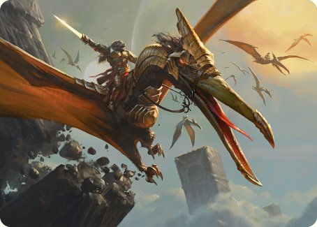 Skyhunter Strike Force Art Card [Phyrexia: All Will Be One Art Series] | Fandemonia Ltd