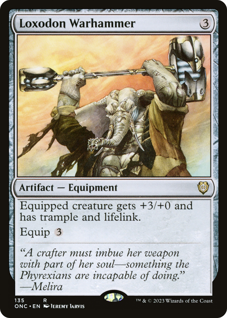 Loxodon Warhammer [Phyrexia: All Will Be One Commander] | Fandemonia Ltd