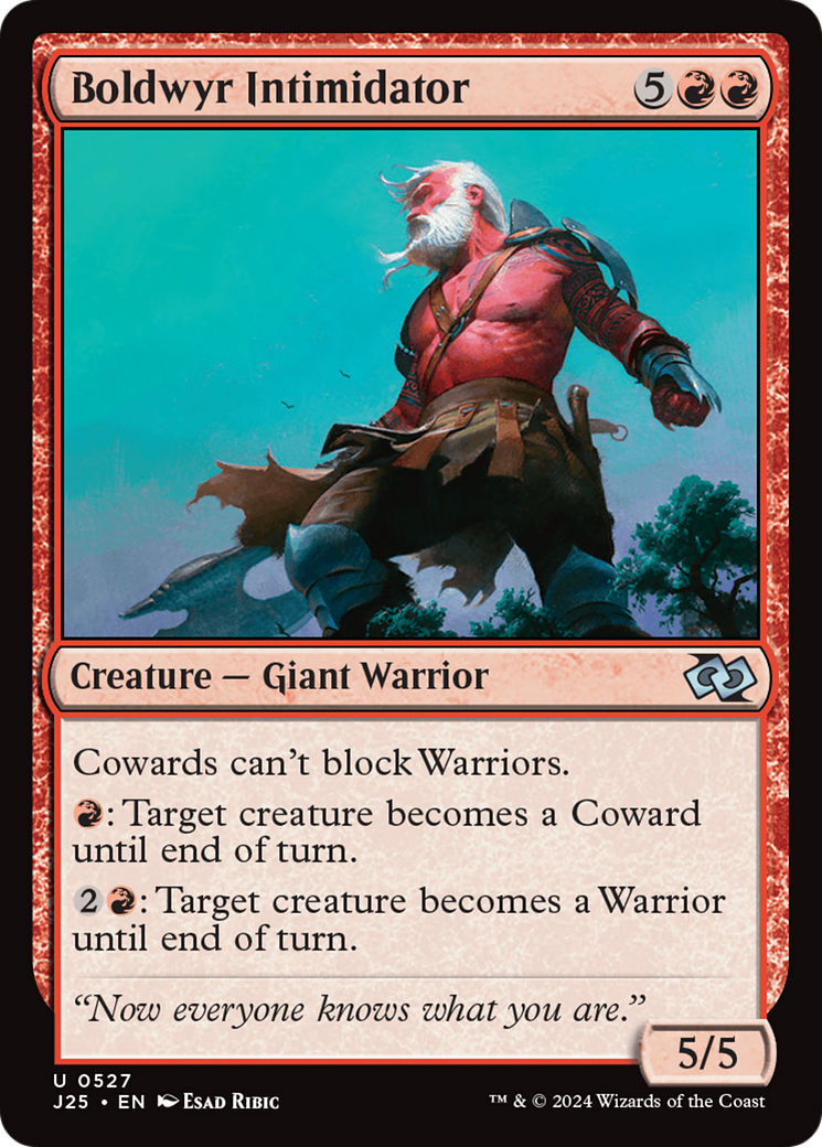 Boldwyr Intimidator [Foundations Jumpstart] | Fandemonia Ltd