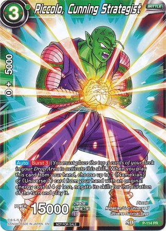 Piccolo, Cunning Strategist (Power Booster) (P-114) [Promotion Cards] | Fandemonia Ltd