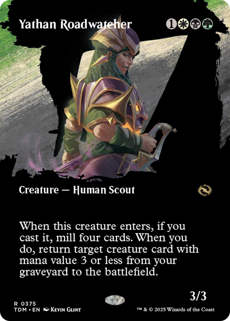 Yathan Roadwatcher (Borderless) [Tarkir: Dragonstorm] | Fandemonia Ltd