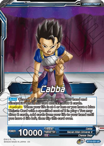 Cabba // SS Cabba, Proud Volley (BT15-031) [Saiyan Showdown] | Fandemonia Ltd