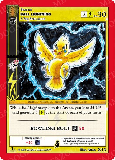 Ball Lightning [Cryptid Nation: Wilderness First Edition Release Event Deck] | Fandemonia Ltd
