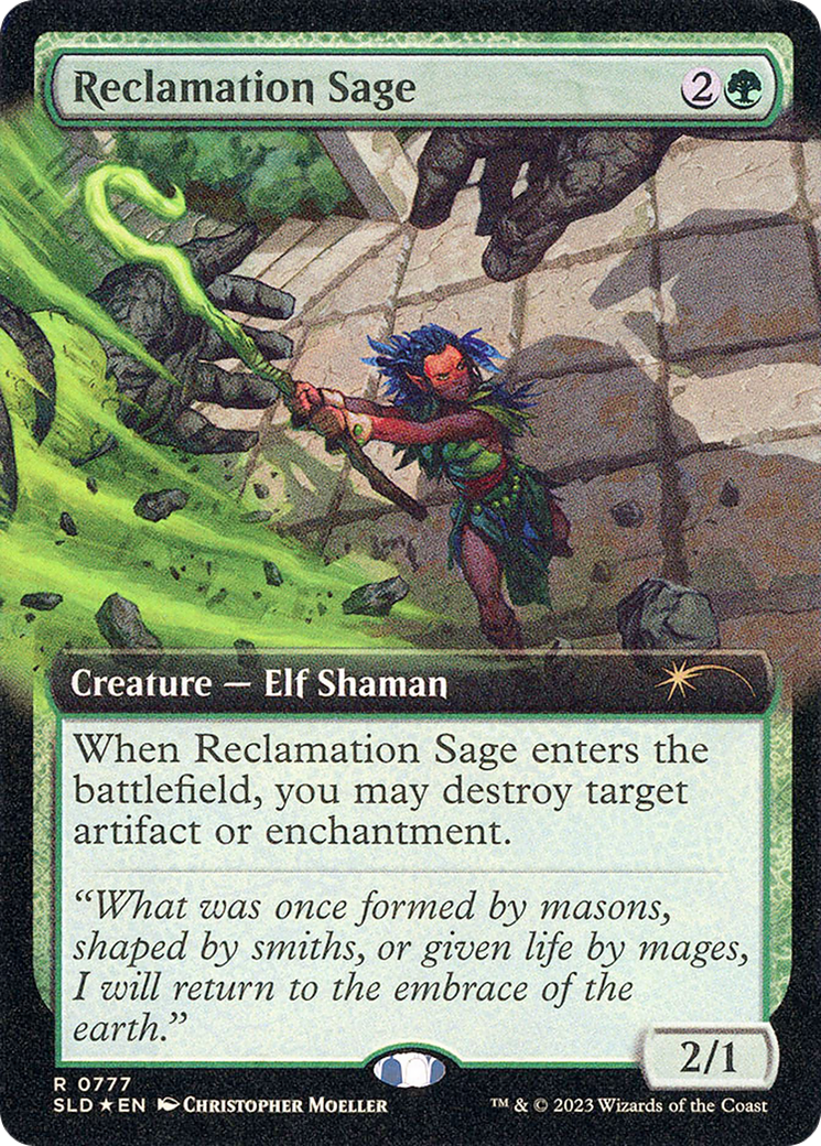 Reclamation Sage (Extended Art) [Secret Lair Drop Series] | Fandemonia Ltd