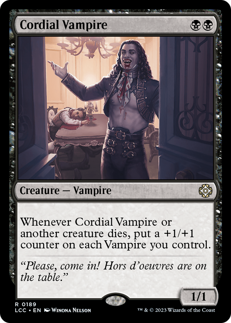 Cordial Vampire [The Lost Caverns of Ixalan Commander] | Fandemonia Ltd