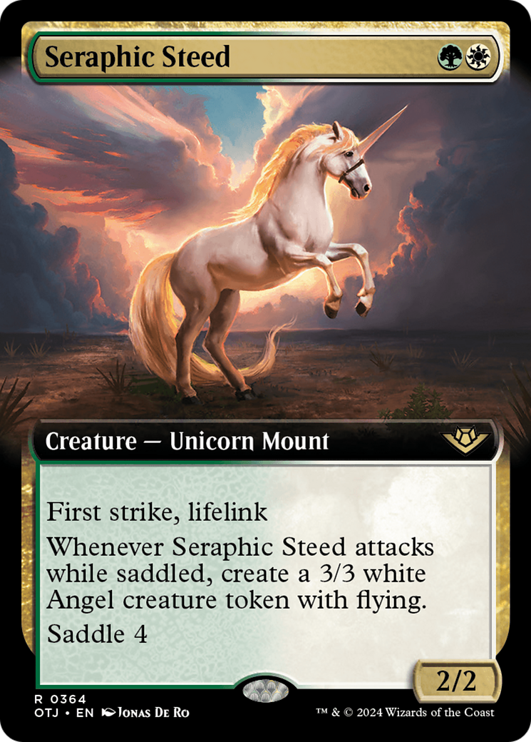 Seraphic Steed (Extended Art) [Outlaws of Thunder Junction] | Fandemonia Ltd
