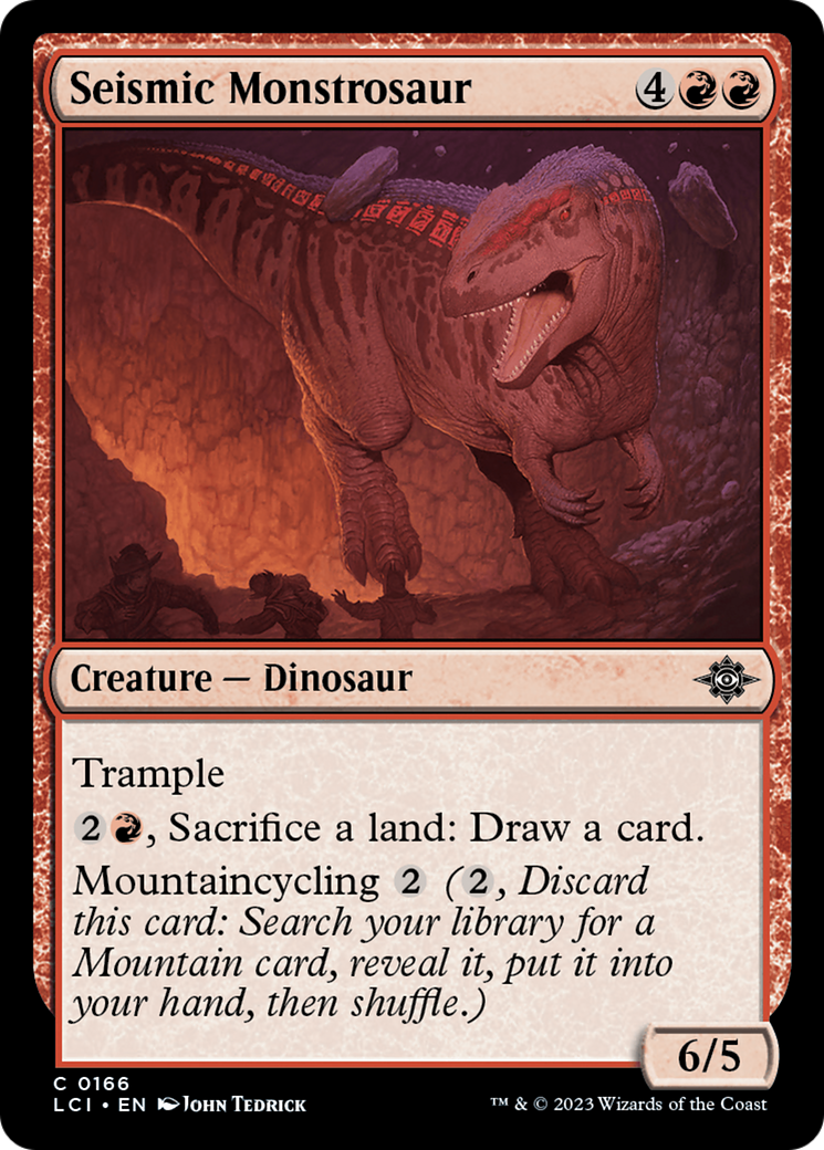 Seismic Monstrosaur [The Lost Caverns of Ixalan] | Fandemonia Ltd