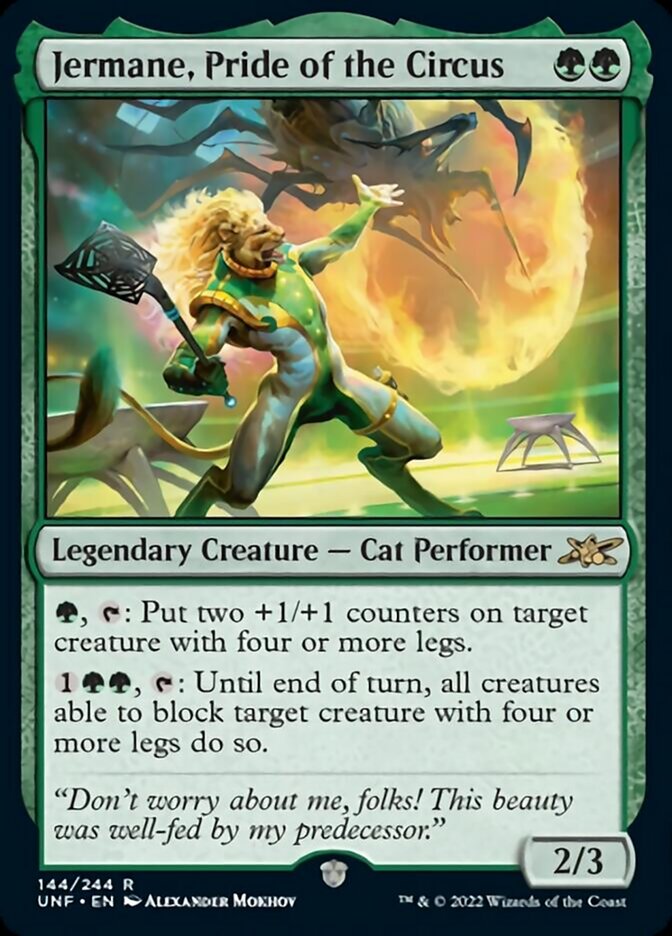 Jermane, Pride of the Circus [Unfinity] | Fandemonia Ltd