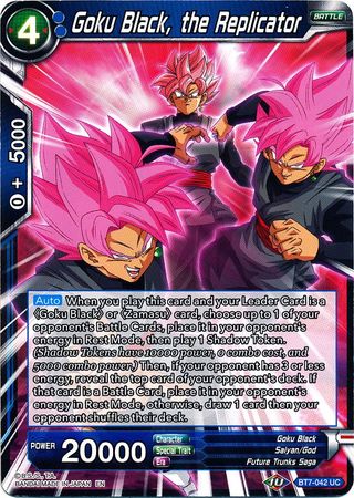 Goku Black, the Replicator (BT7-042) [Assault of the Saiyans] | Fandemonia Ltd