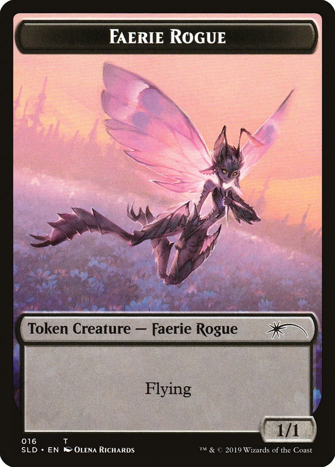 Faerie Rogue Token (016) [Secret Lair Drop Series] | Fandemonia Ltd
