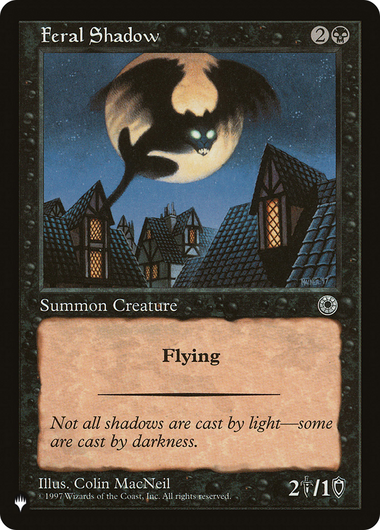 Feral Shadow [The List] | Fandemonia Ltd