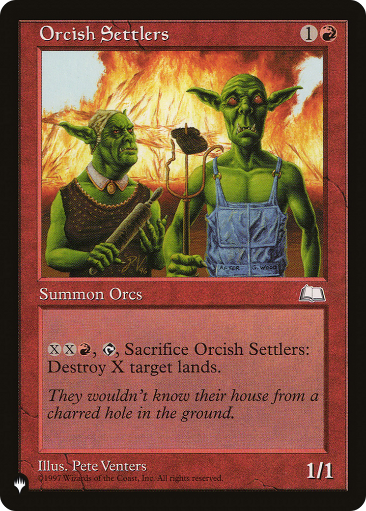 Orcish Settlers [The List] | Fandemonia Ltd