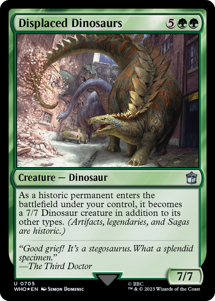Displaced Dinosaurs (Surge Foil) [Doctor Who] | Fandemonia Ltd