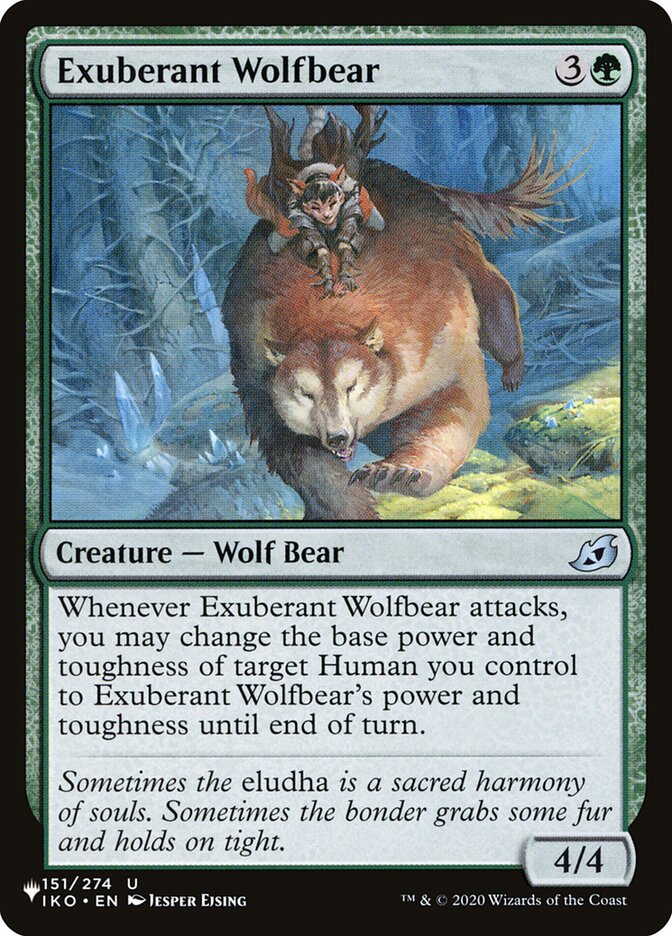 Exuberant Wolfbear [The List] | Fandemonia Ltd