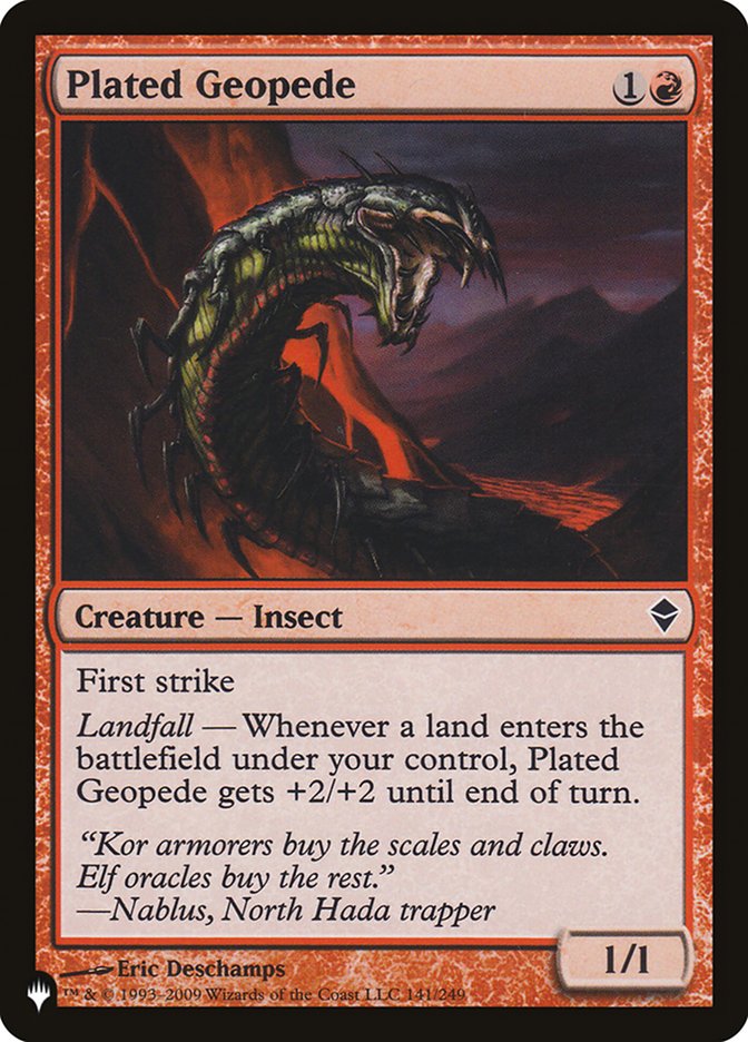 Plated Geopede [The List] | Fandemonia Ltd