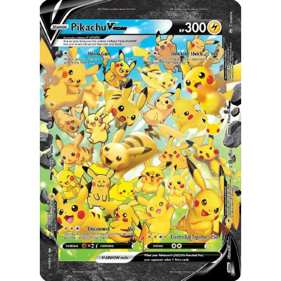 Pikachu V-UNION (Jumbo Card) [Sword & Shield: Black Star Promos] | Fandemonia Ltd