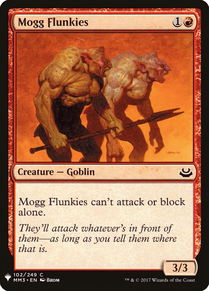 Mogg Flunkies [Mystery Booster] | Fandemonia Ltd