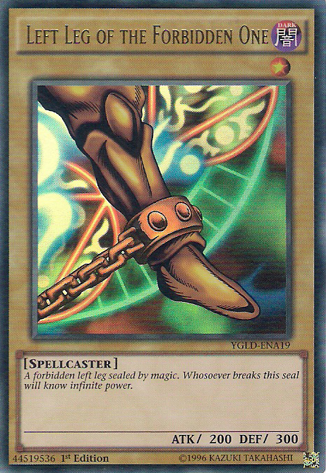 Left Leg of the Forbidden One [YGLD-ENA19] Ultra Rare | Fandemonia Ltd