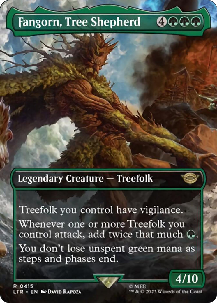 Fangorn, Tree Shepherd (Borderless Alternate Art) [The Lord of the Rings: Tales of Middle-Earth] | Fandemonia Ltd