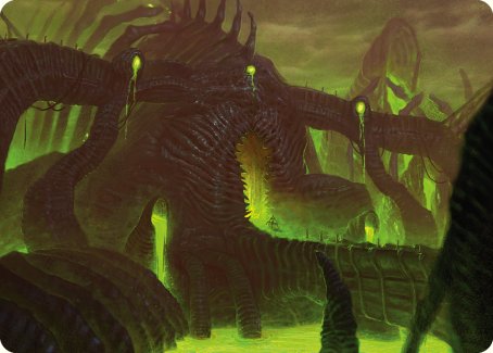 The Dross Pits Art Card [Phyrexia: All Will Be One Art Series] | Fandemonia Ltd