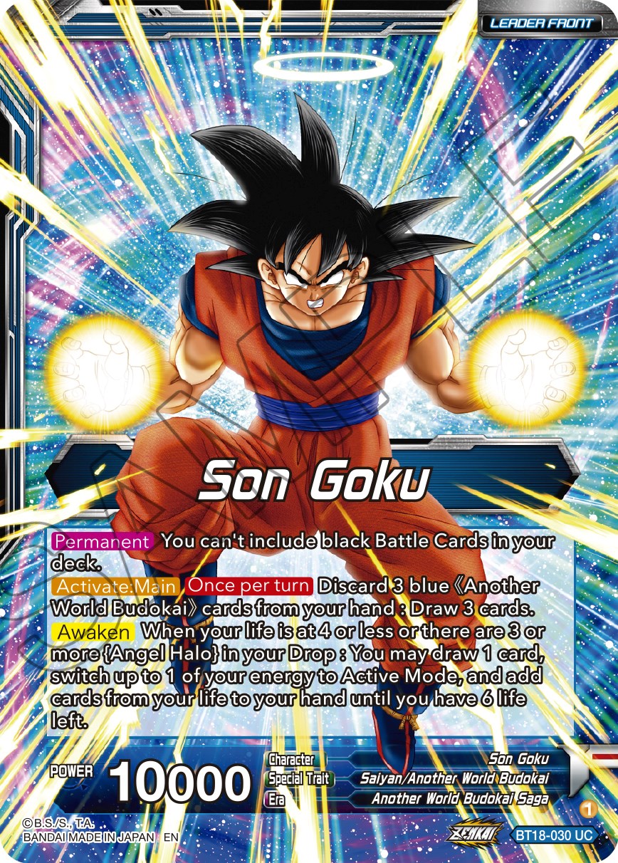 Son Goku // Son Goku, Another World Fighter (BT18-030) [Dawn of the Z-Legends] | Fandemonia Ltd